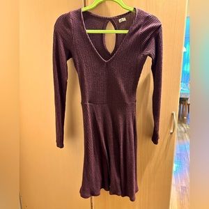 Hollister Burgundy Sweater Dress